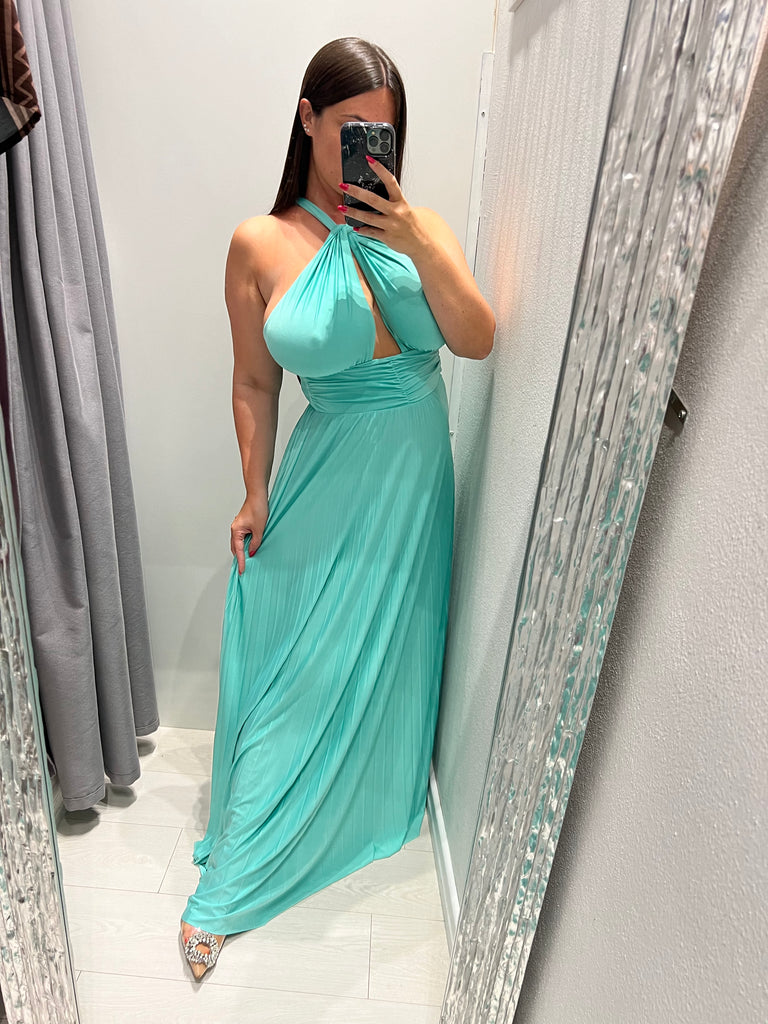 Vicolo Abito Plissettato MSS?ViCOLO•Abito Lungo Plissé•Più Colori