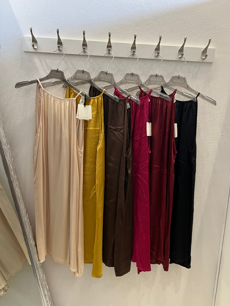 MSS💥ViCOLO•Abitino in raso con laccetto•Più colori