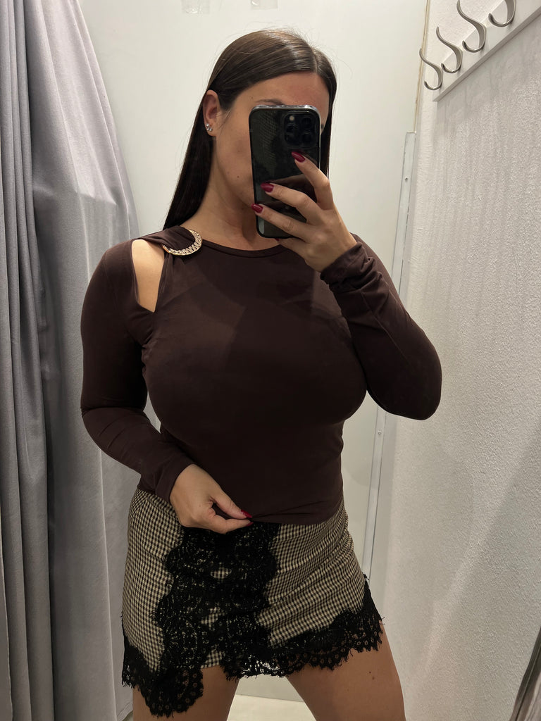 HaveOne•Maglia elasticizzata con anello oro•Più colori