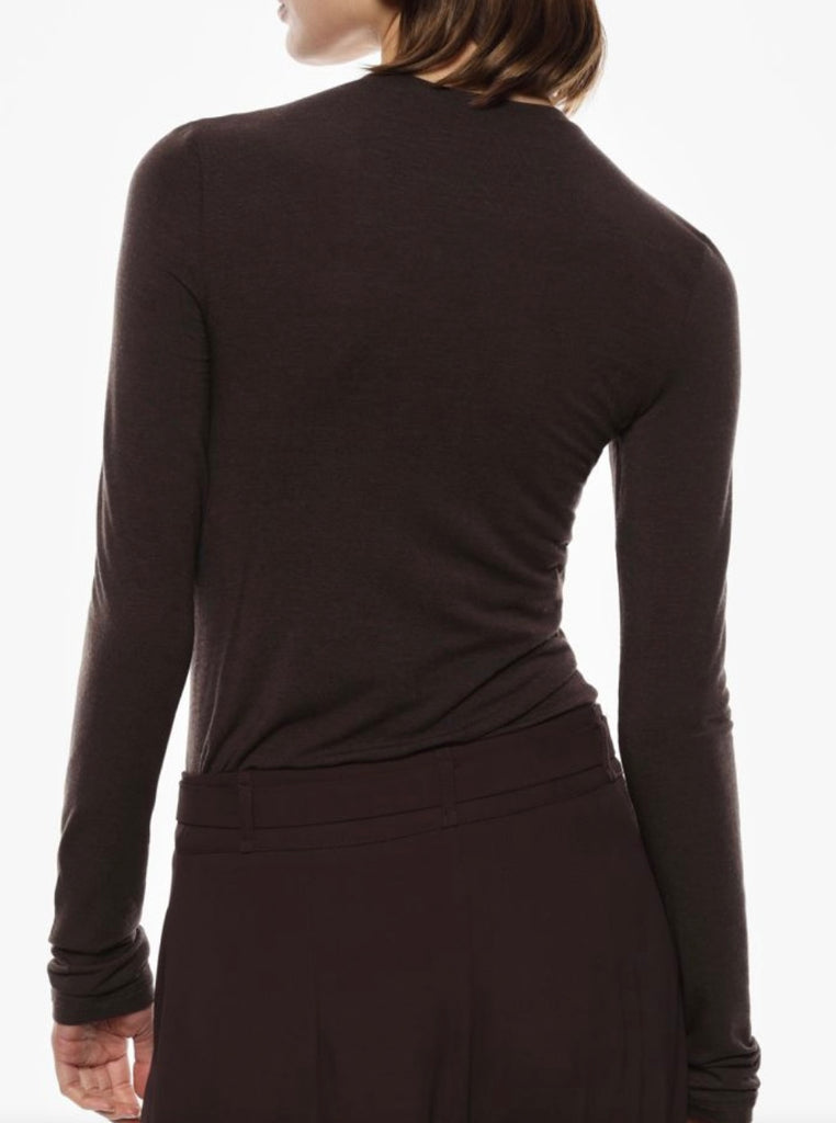 IMPERIAL•Maglia con rouches tessuto soft touch