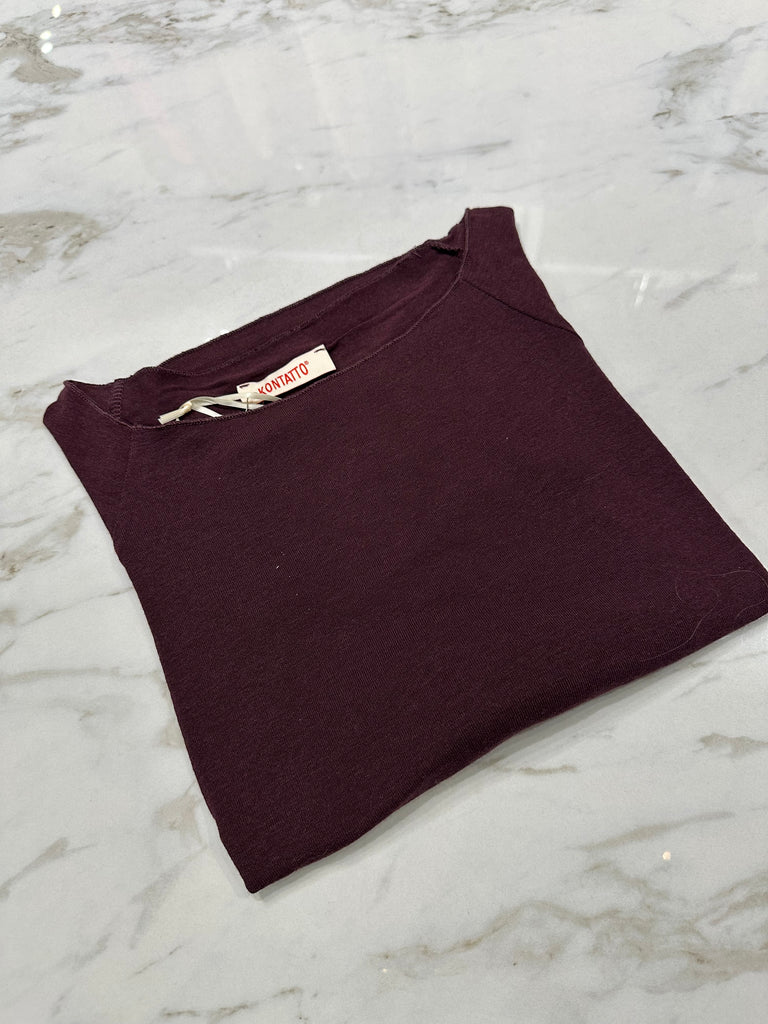 KONTATTO•Maglia lanetta scollo barchetta•Più colori