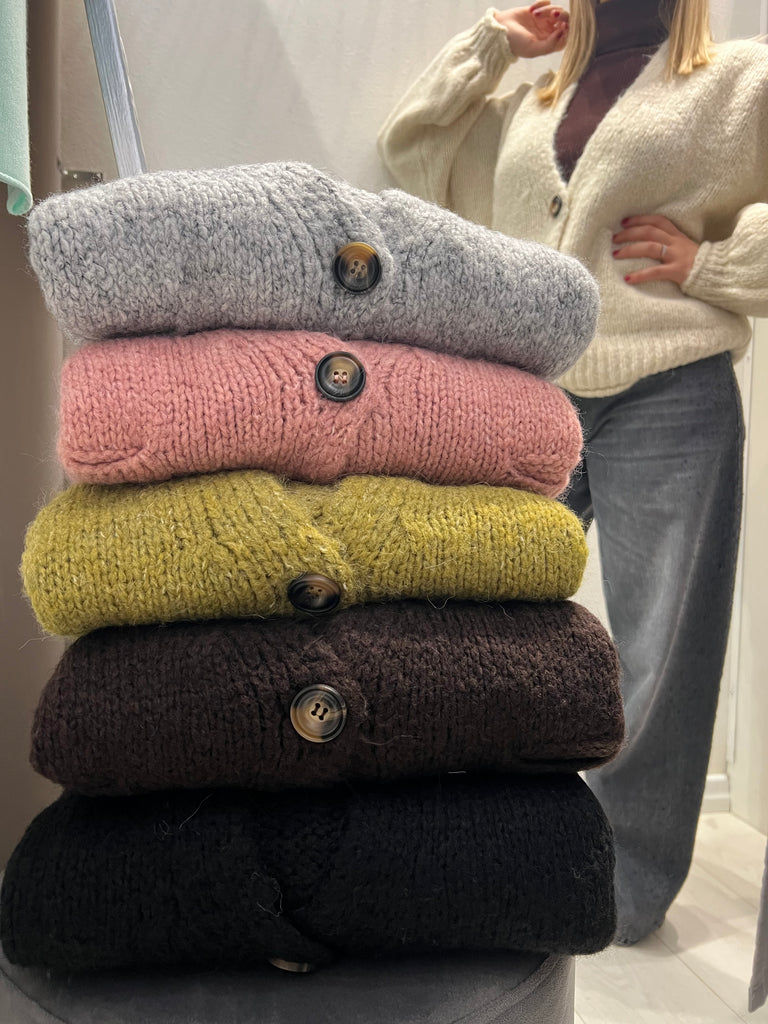 HaveOne•Cardigan over con manica palloncino•Più colori