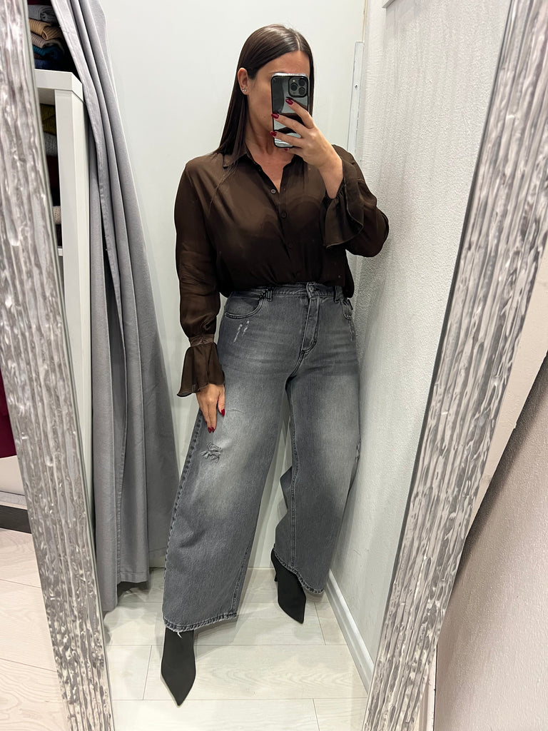 HaveOne•Jeans Bella grigio slavato