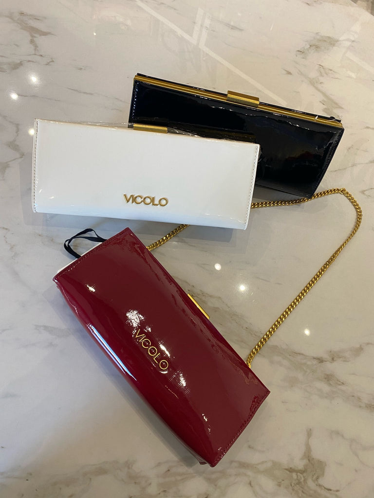 ViCOLO•Borsa clutch Ginger in vernice