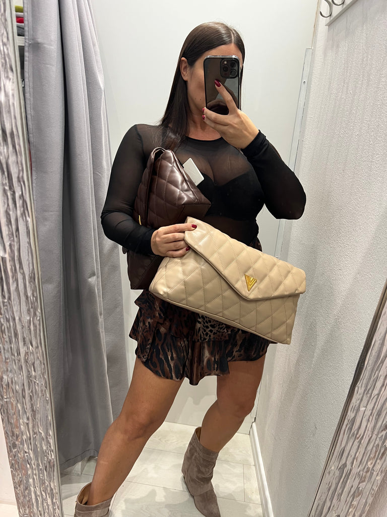 ViCOLO•Body girocollo velato in tulle