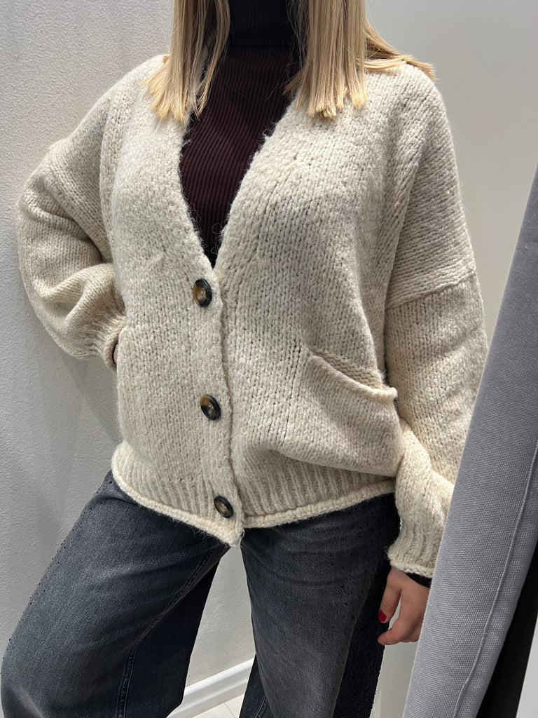 HaveOne•Cardigan over con manica palloncino•Più colori