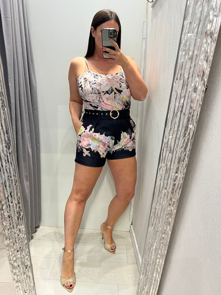 🚨KONTATTO•Completo Zimmer camicia+pantaloncino base nera