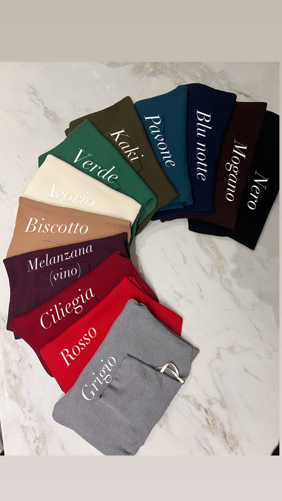 KONTATTO•Dolcevita a costine•Più colori