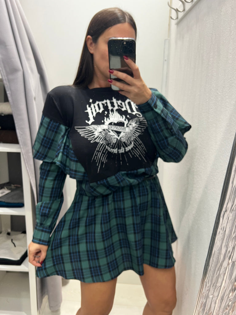 Souvenir•Abitino Detroit inserti camicia con elastico