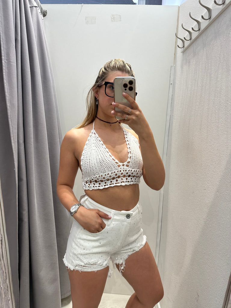 MSS💥HaveOne•Top maglia crochet•Più colori