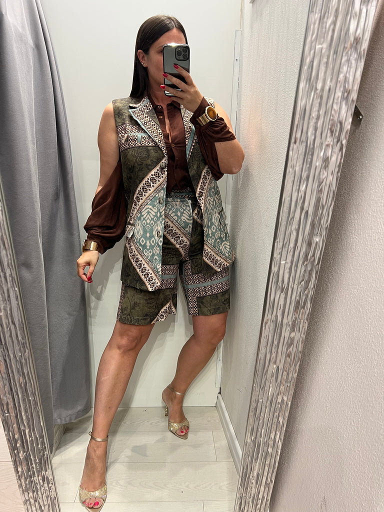 🚨HaveOne•Camicia manica aperta•Cioccolato