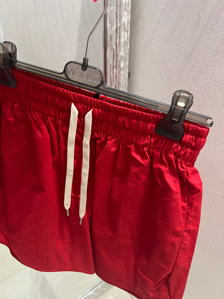 ViCOLO•Shorts con coulisse•Rosso