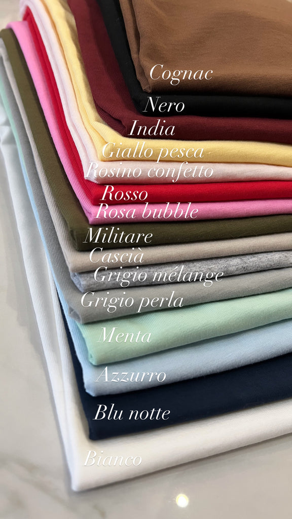EVER ViCOLO•T-shirt over in cotone•Più colori