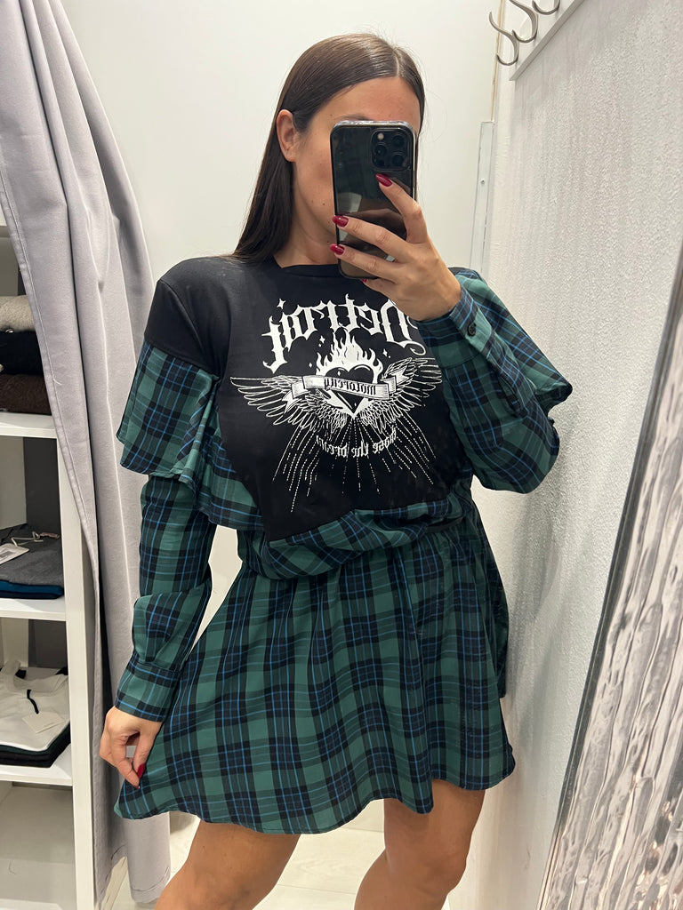 Souvenir•Abitino Detroit inserti camicia con elastico
