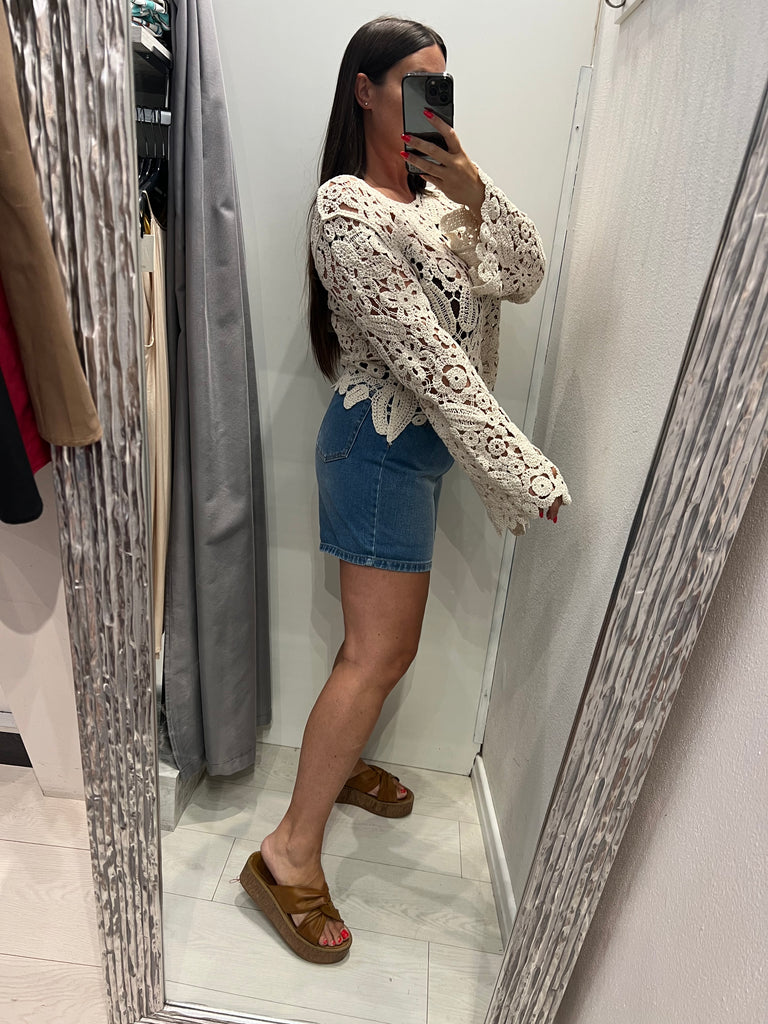 MSS💥HaveOne•Shorts in jeans con risvolto