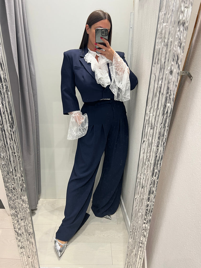 IMPERIAL•Pantalone palazzo blu