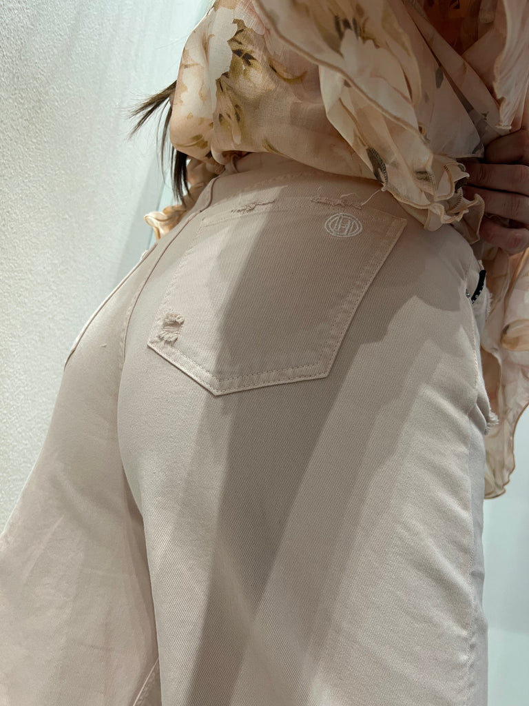 HaveOne•Jeans pantalone Barbara rosa