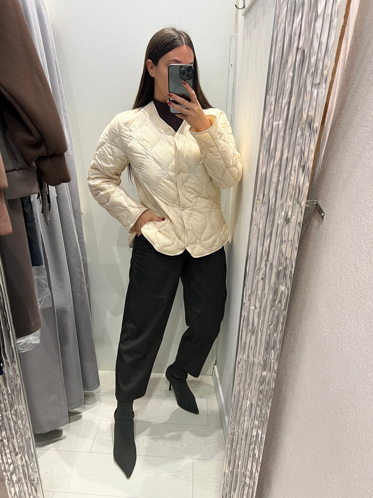 BLK30 HaveOne•Trapuntino piumino panna/beige