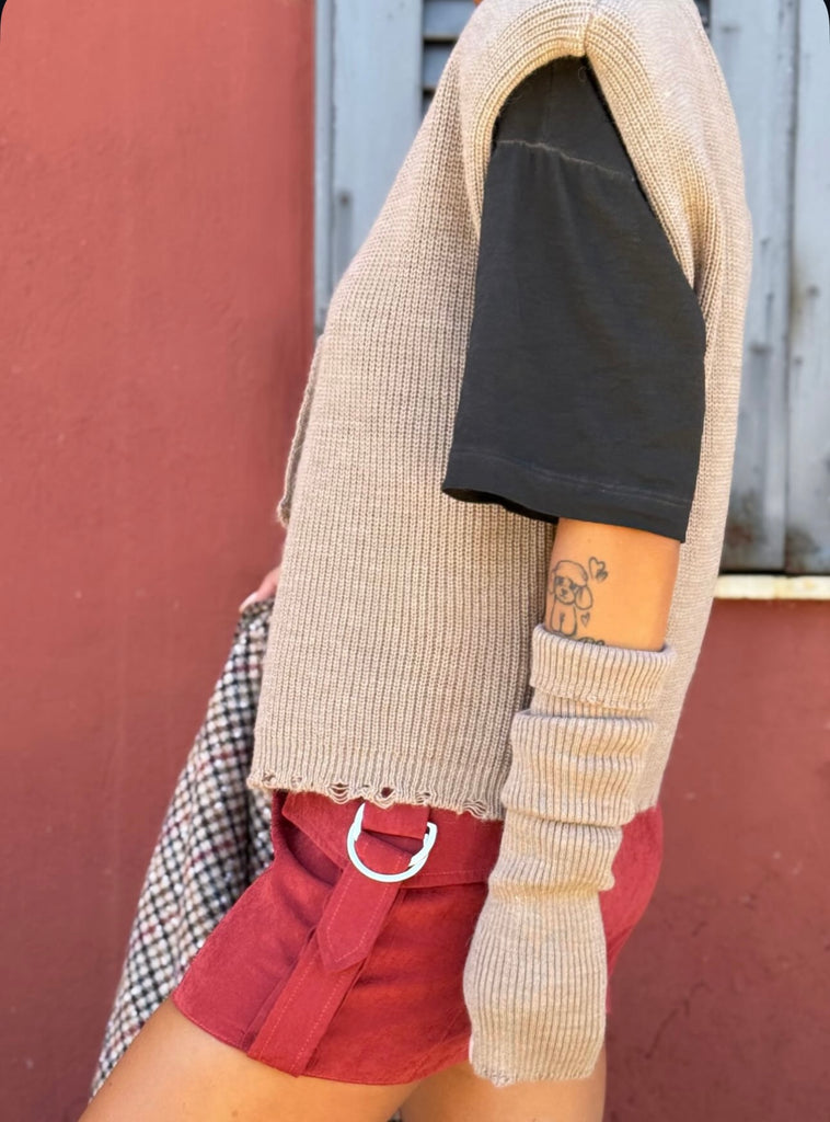 HaveOne•Gilet spallotte e rotture con manicotti•Più colori