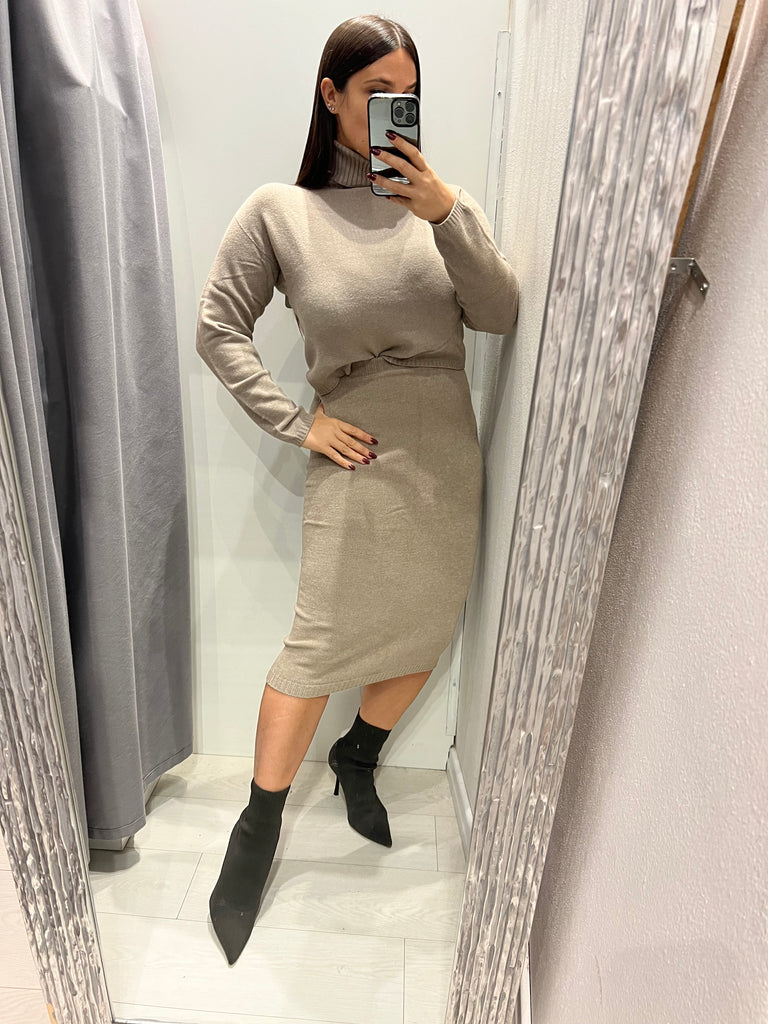 KONTATTO•Dolcevita crop misto angora•Più colori