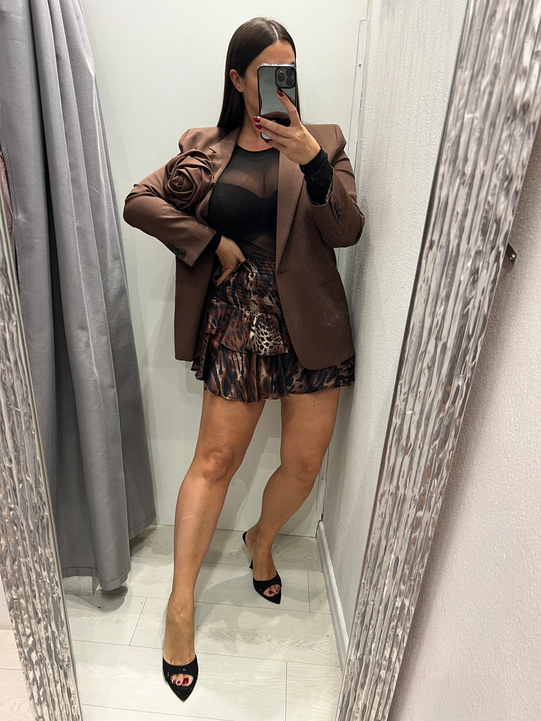ViCOLO•Body girocollo velato in tulle