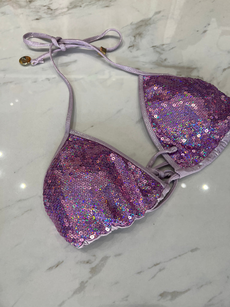 🚨4giveness-Bikini triangolo e slip V Pretty paillettes