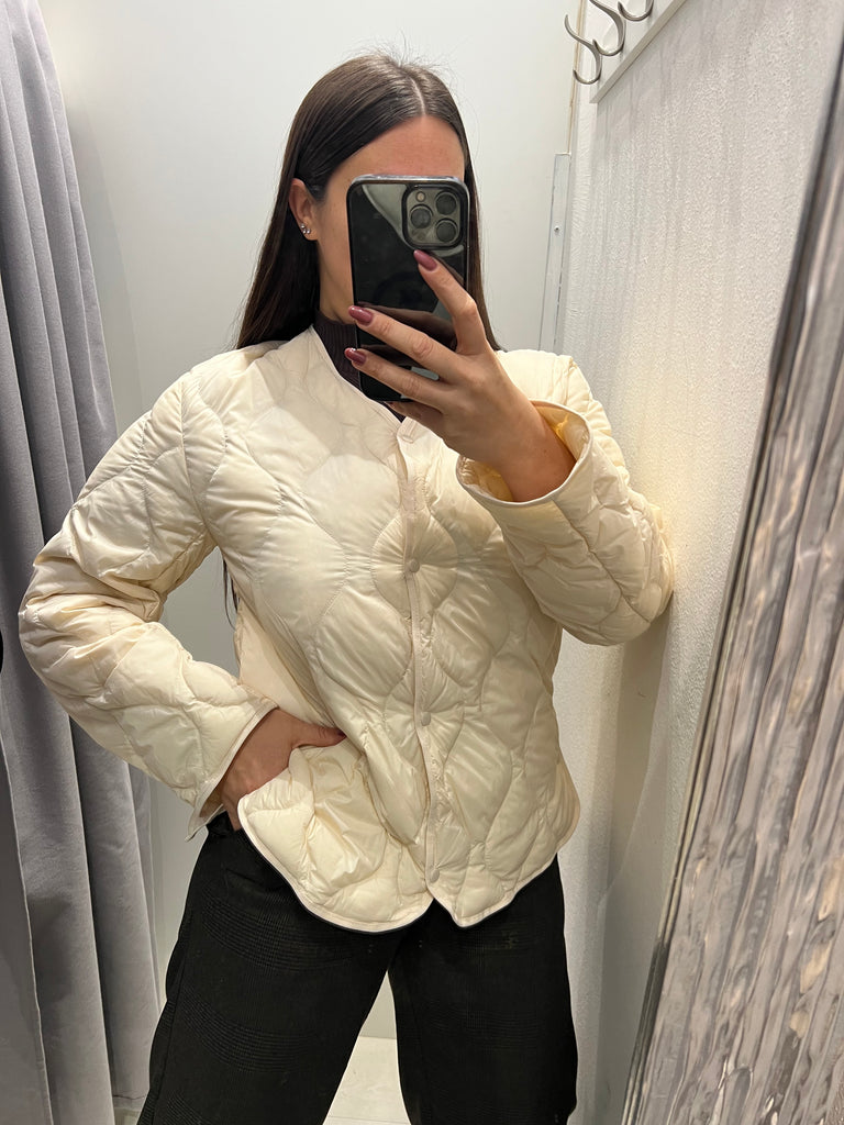 BLK30 HaveOne•Trapuntino piumino panna/beige