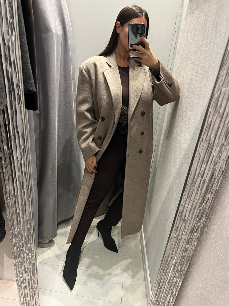 ViCOLO•Cappotto over doppiopetto cascià