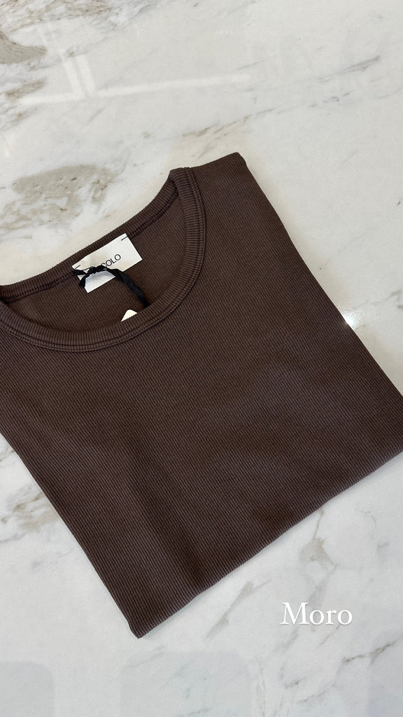 EVER ViCOLO•T-shirt a costine•Più colori