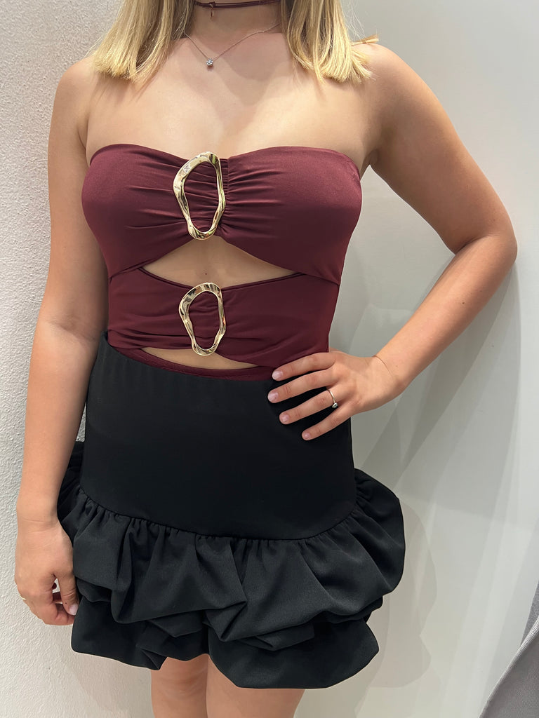 MSS💥KONTATTO•Top fascia cut-out anelli oro•Più colori