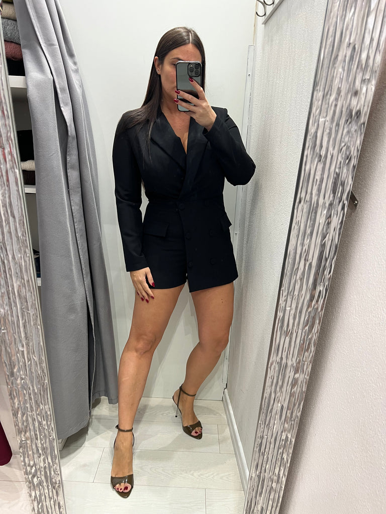 HaveOne•Tutina giacca nero