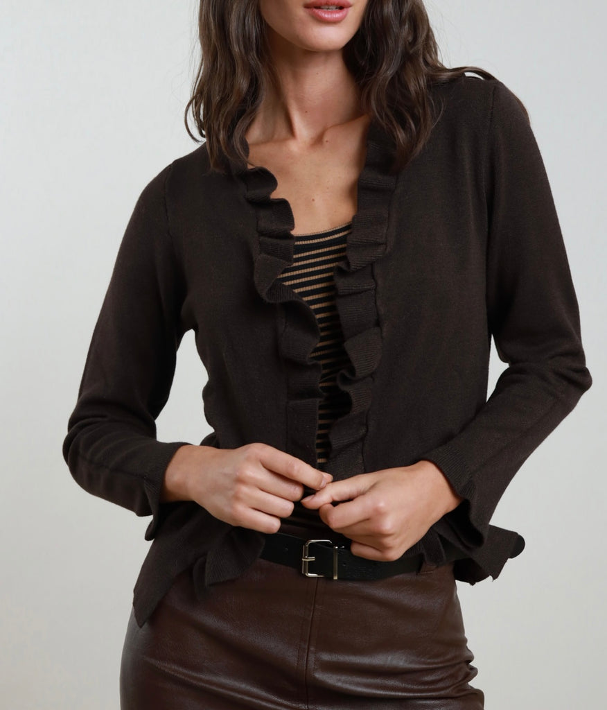 Susy Mix•Cardigan rouches•Più colori