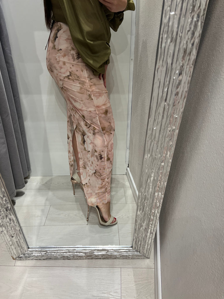 HaveOne•Gonna tulle stampa floreale