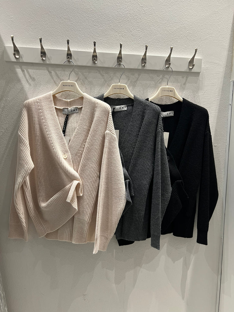 BLK30 HaveOne•Cardigan bottoni•Più colori