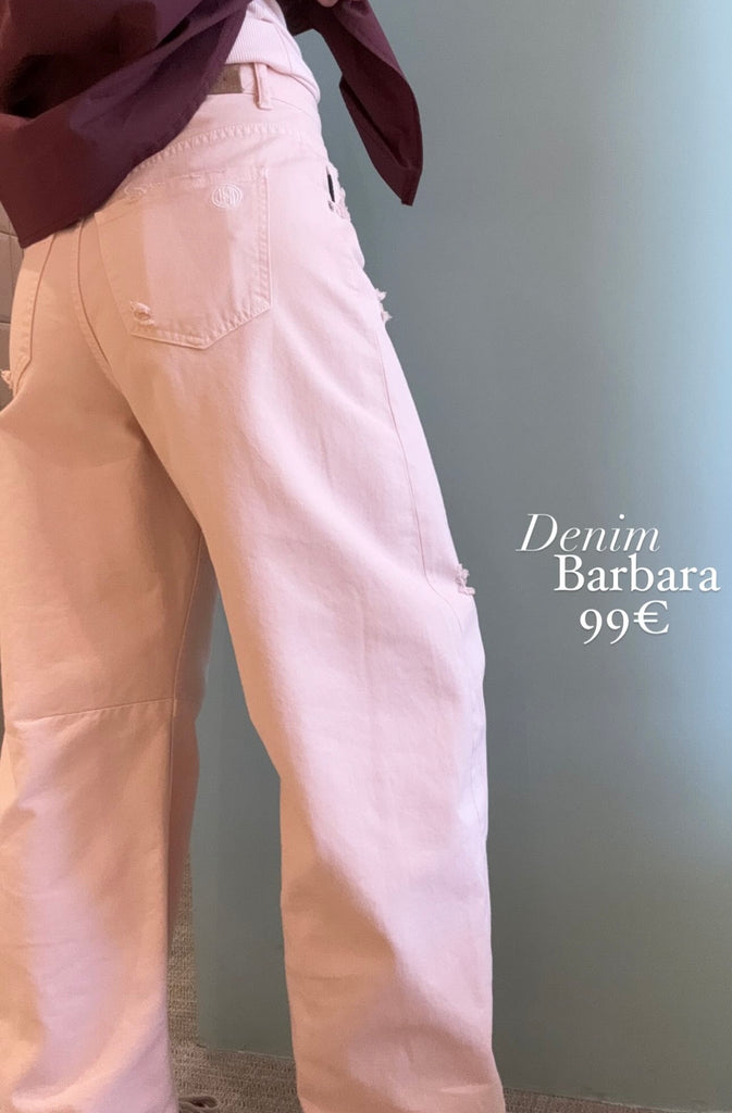 HaveOne•Jeans pantalone Barbara rosa