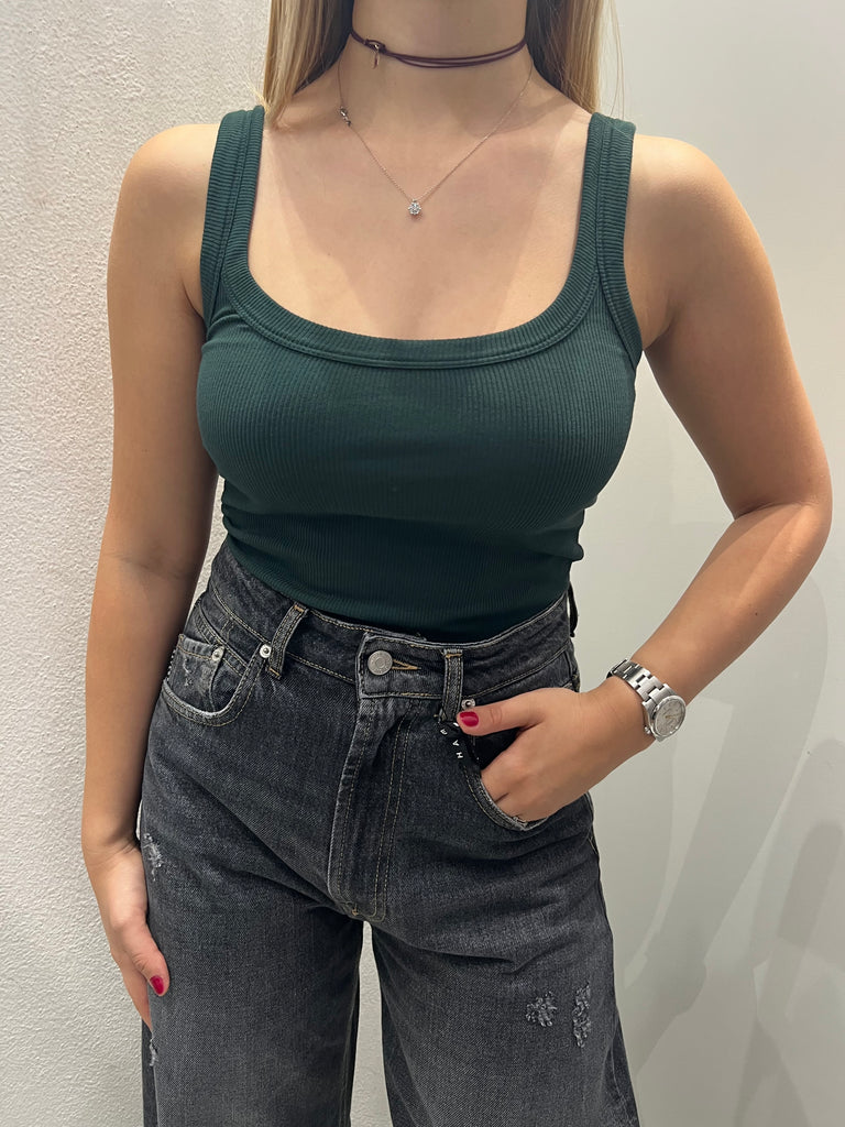 HaveOne•Jeans barrel Barbara con rotture nero