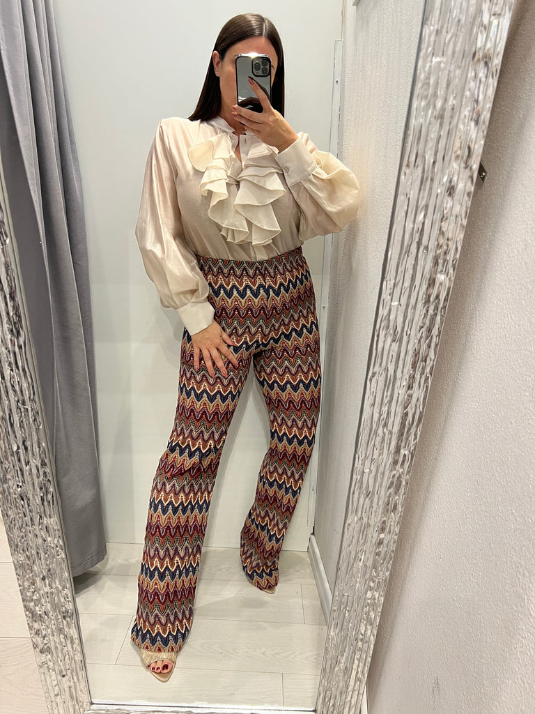HaveOne•Camicia coreana rouches