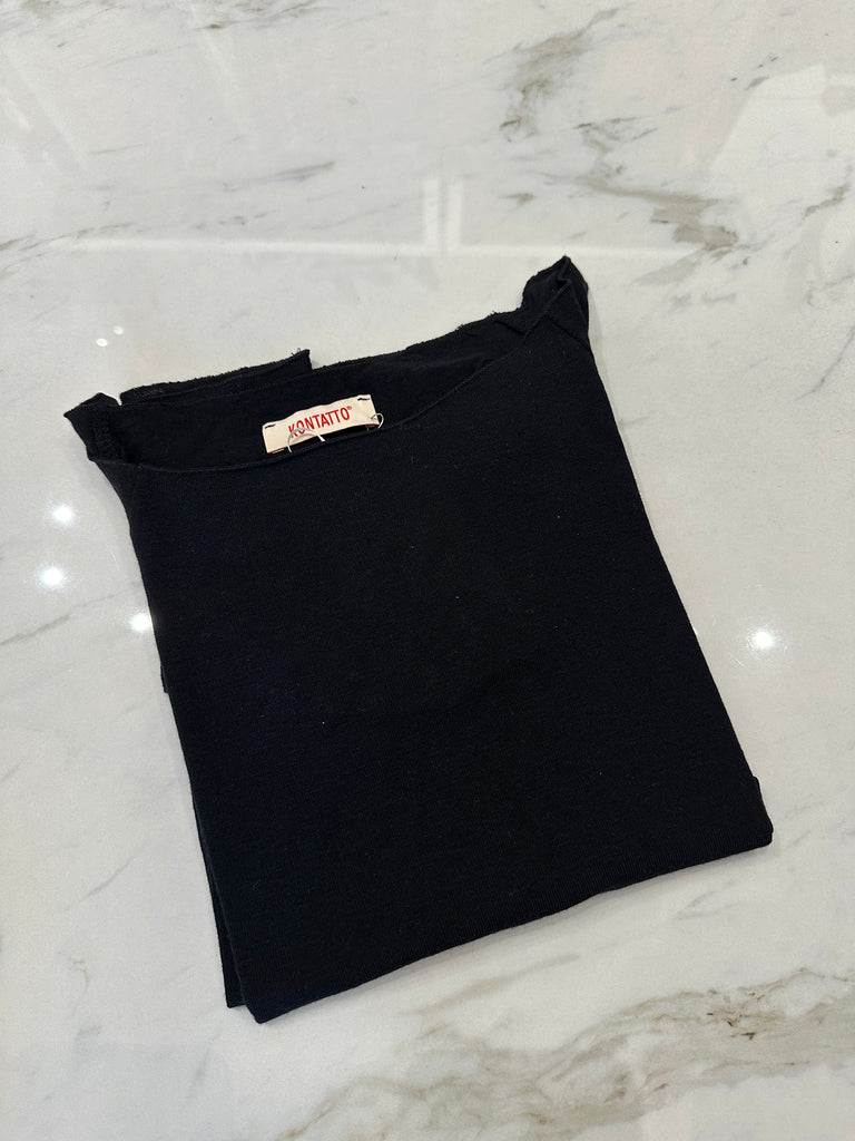KONTATTO•Maglia lanetta scollo barchetta•Più colori