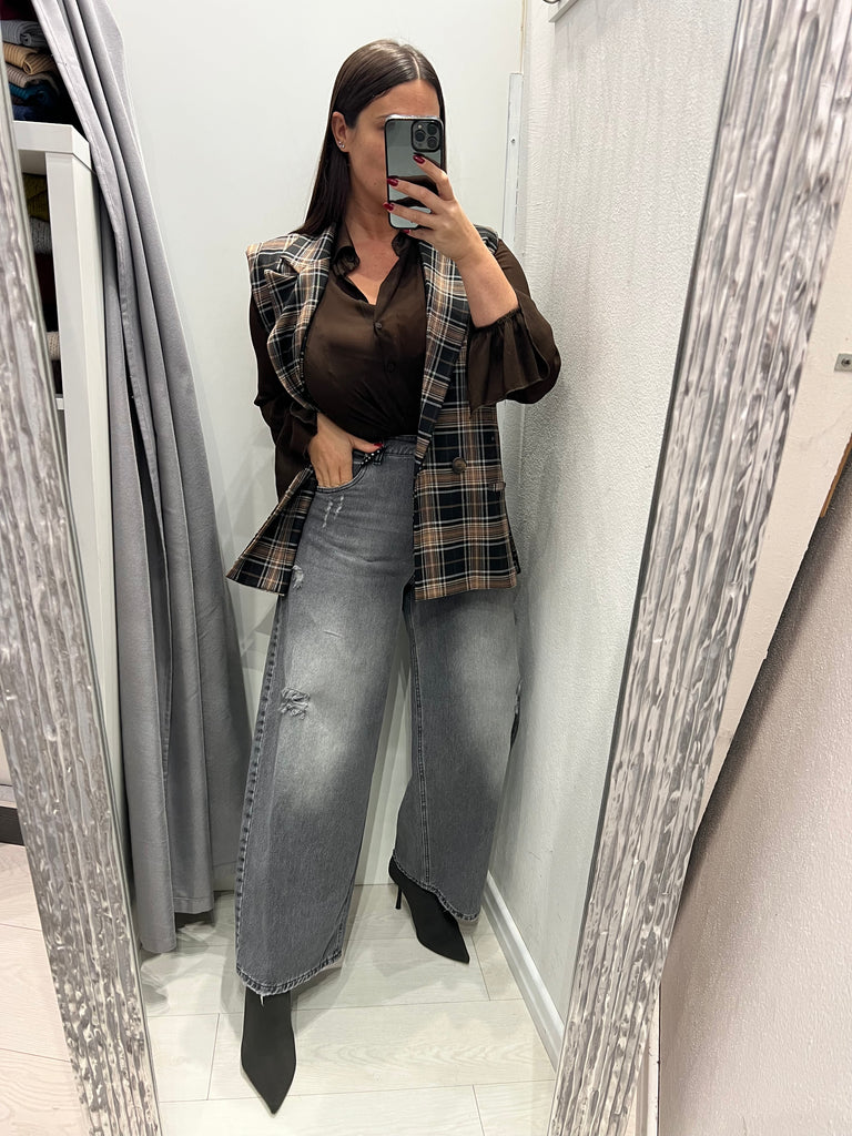 HaveOne•Jeans Bella grigio slavato