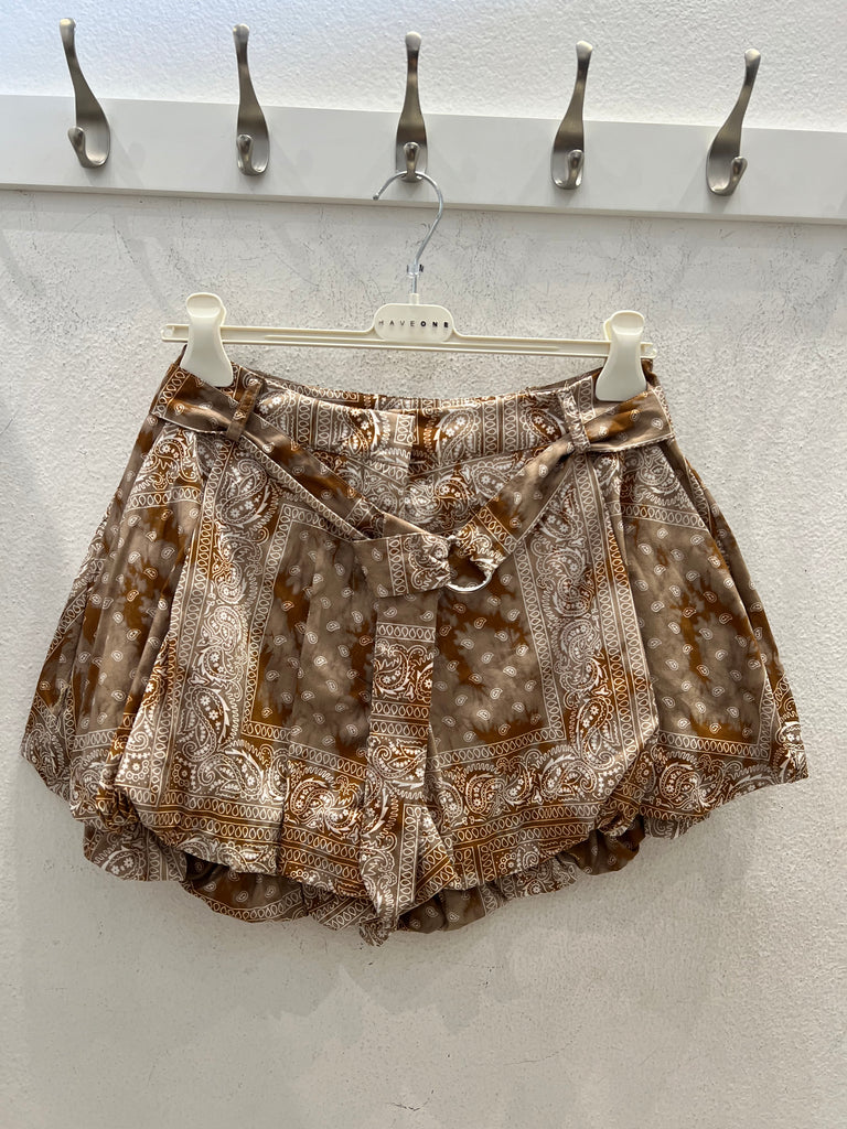 MSS💥HaveOne•Shorts palloncino stampa bandana coccio