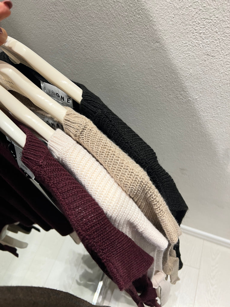 BLK30 HaveOne•Maglione gilet davantino lacci laterali•Più colori