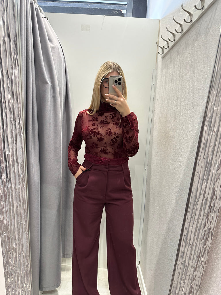 KONTATTO•Dolcevita tulle velluto