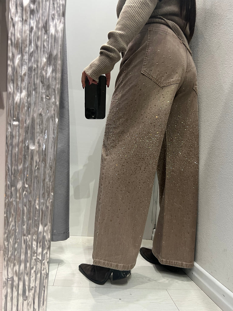 HaveOne•Jeans Amelie strass
