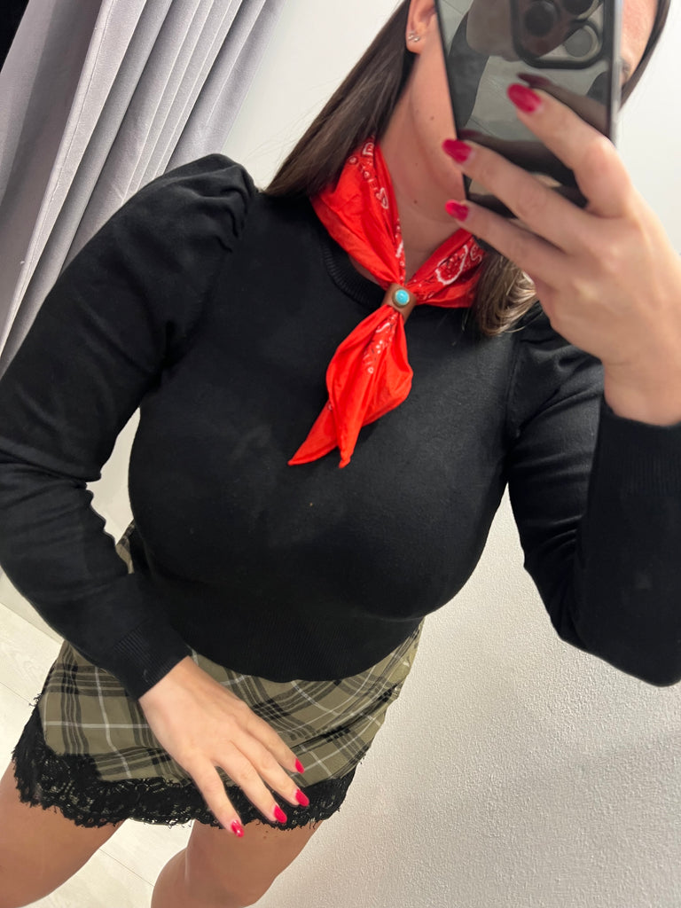 🚨ViCOLO•Bandana con fermaglio cuoio e pietra turchese•Più colori