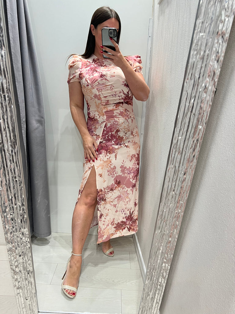 Vicolo Vestito Lungo Fiori Abito Floreale Vicolo Vestito A Fiori