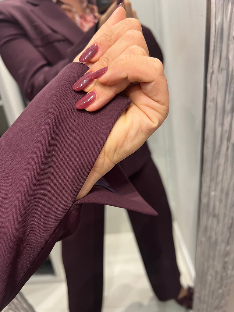 IMPERIAL•Pantalone best prugna elastico