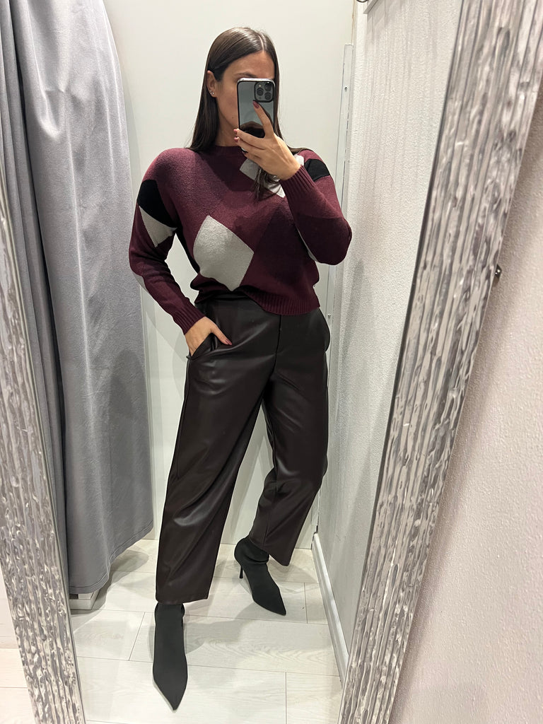 Susy Mix•Maglioncino scatoletta rombi•Più colori