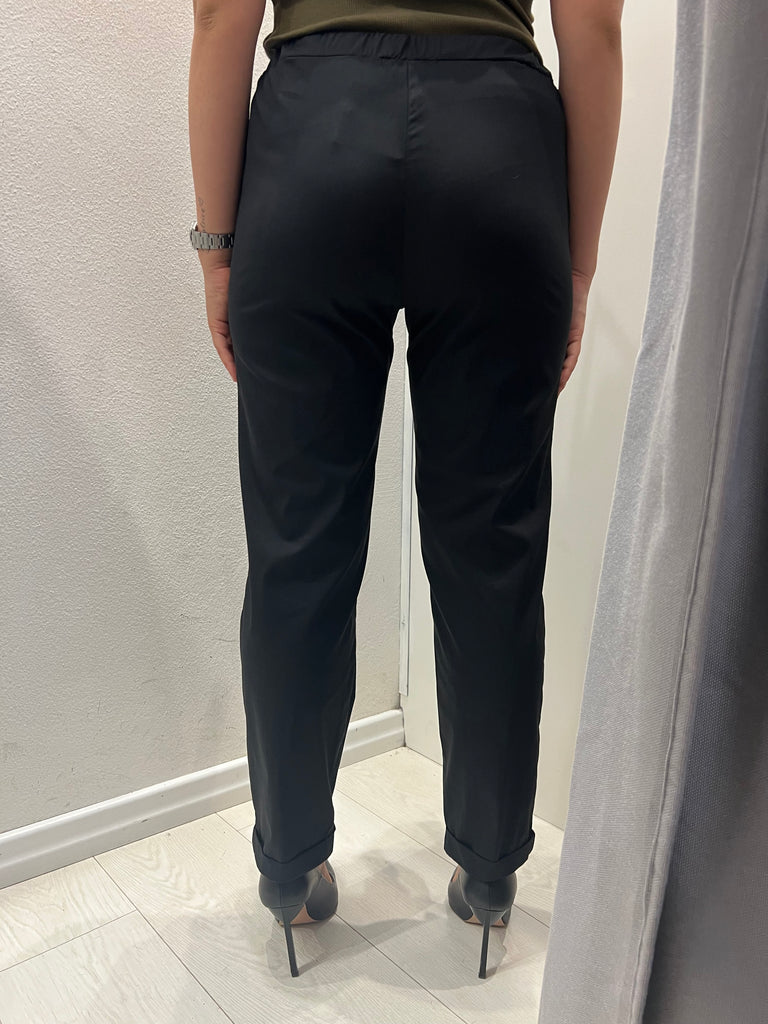 MSS💥ViCOLO•Pantalone tela leggerissima•Nero