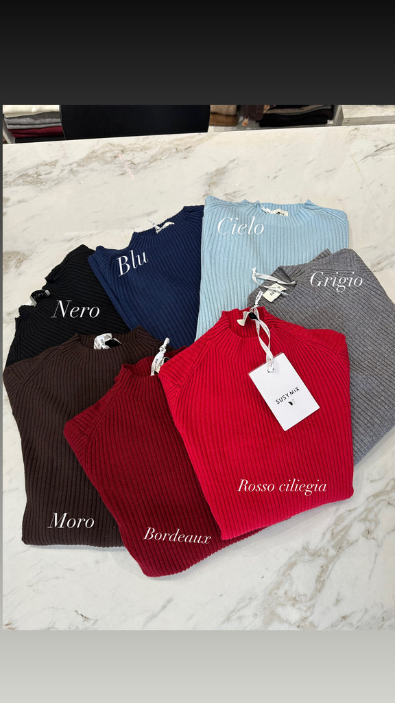 Susy Mix•Lupetto a costine•Più colori