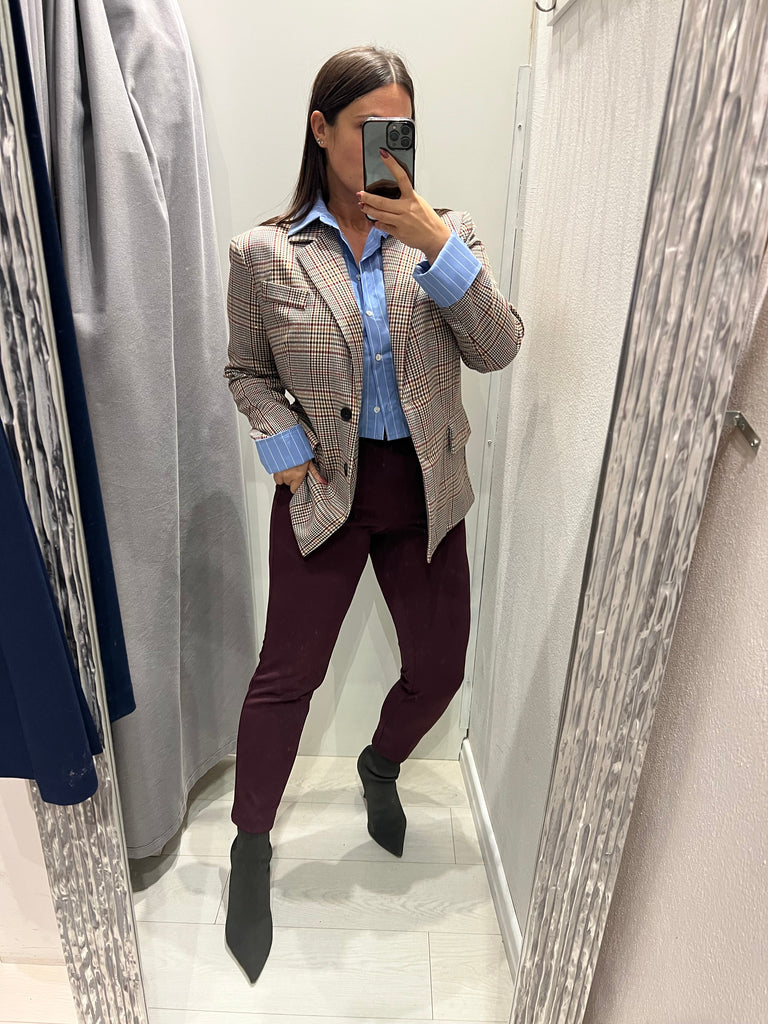 BLK30 HaveOne•Giacca micropaillettes inserto camicia